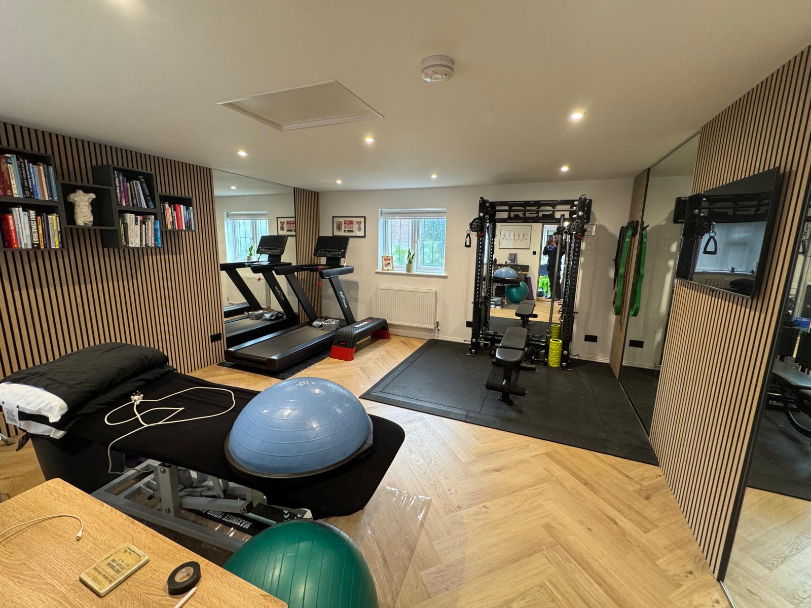 Home gym conversion